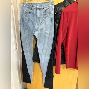 Mugler Light Blue Denim Jeans